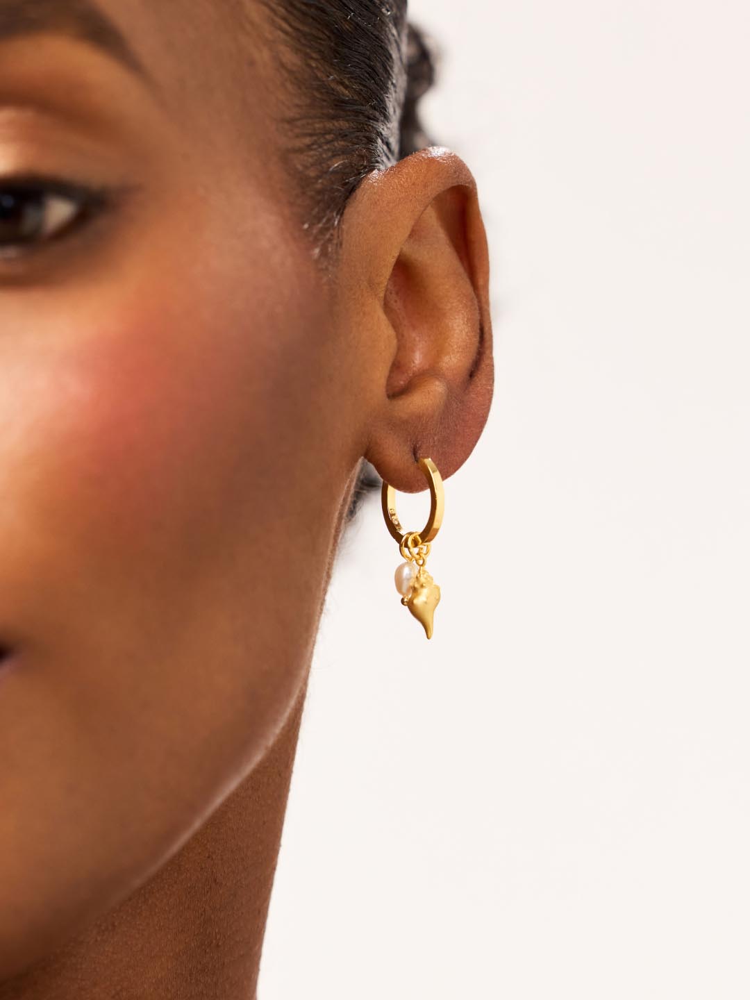 Gold Drop Earrings - Ocean Earrings