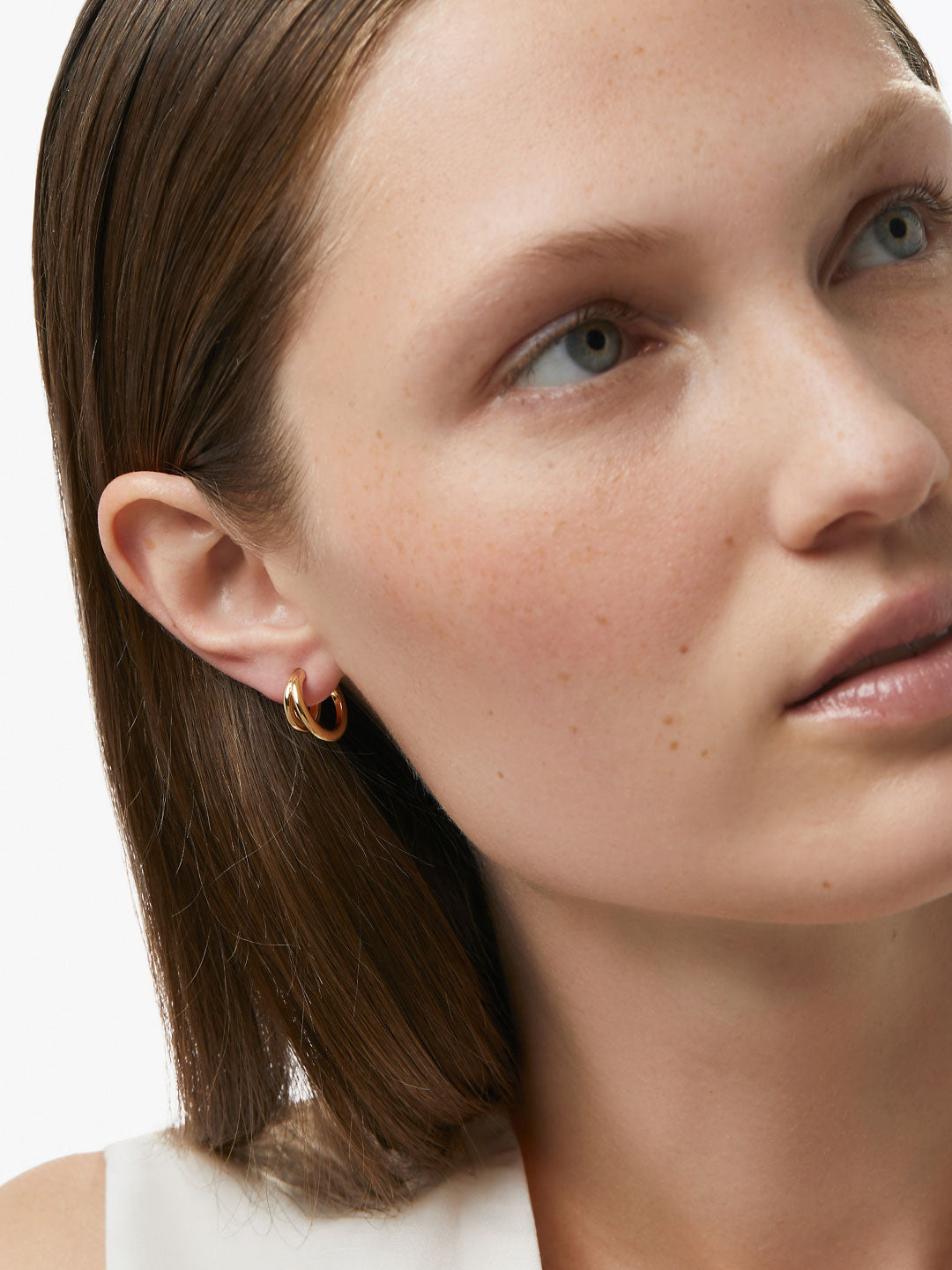 Double Hoop Earrings - Scarlett