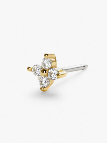 Gold Stud Earrings - Debbie