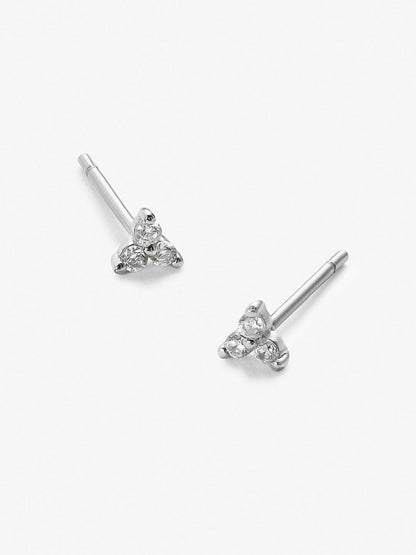 Small Stud Earring - Zara Silver