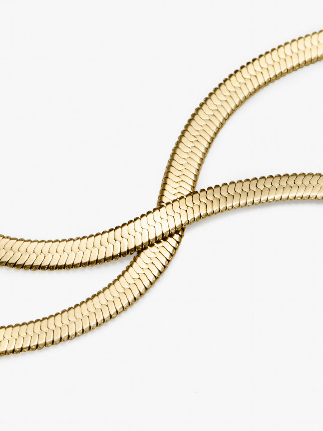 Herringbone Chain Necklace - Ina