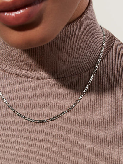 Silver Chain Necklace - Leo Regular Short Silver