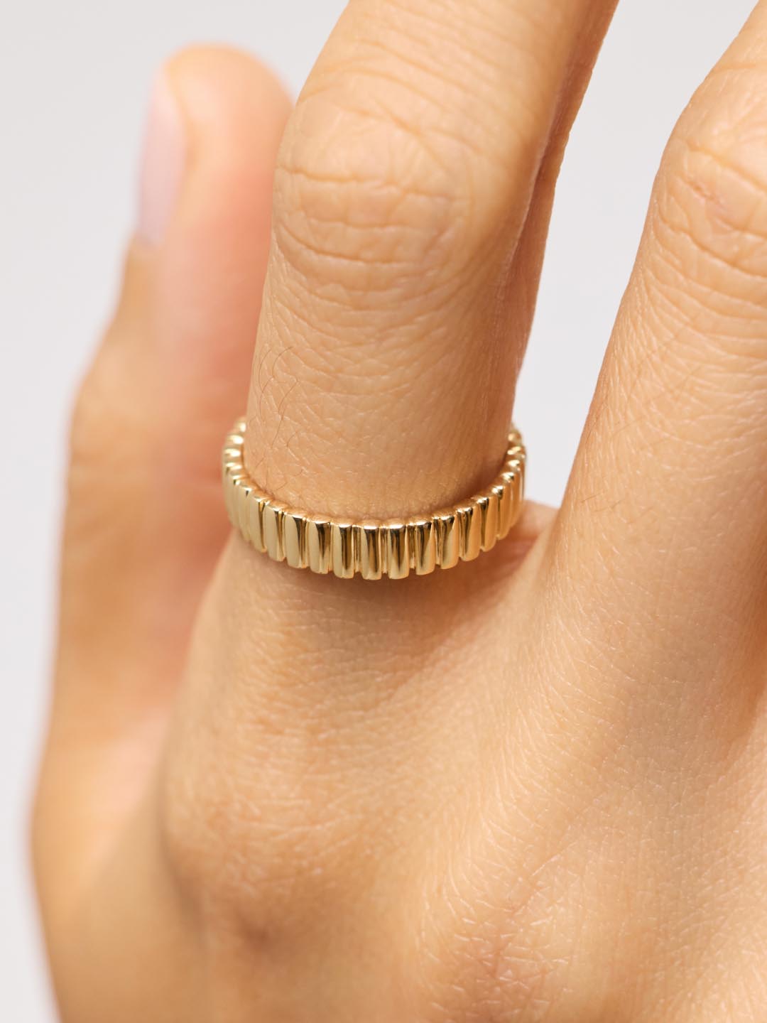 Solid Yellow Gold - Medium Galaxy Ring