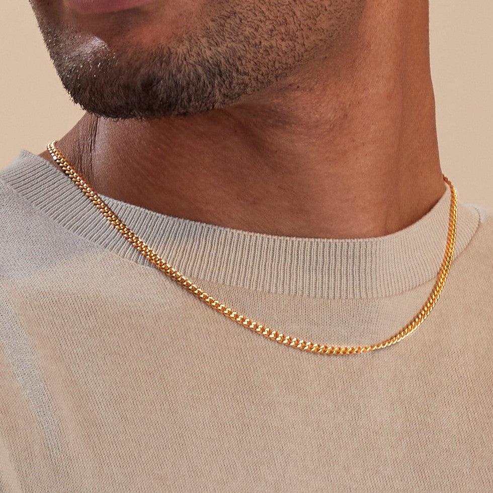 3mm Cuban Chain Necklace