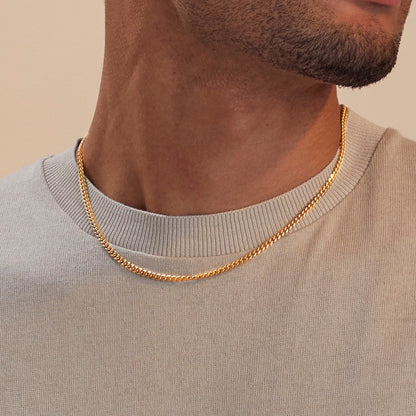 3mm Cuban Chain Necklace