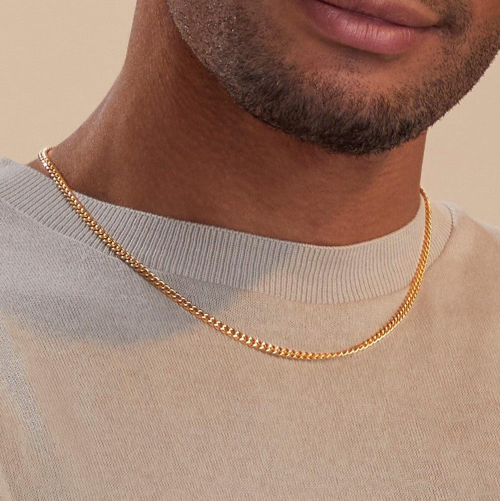 3mm Cuban Chain Necklace