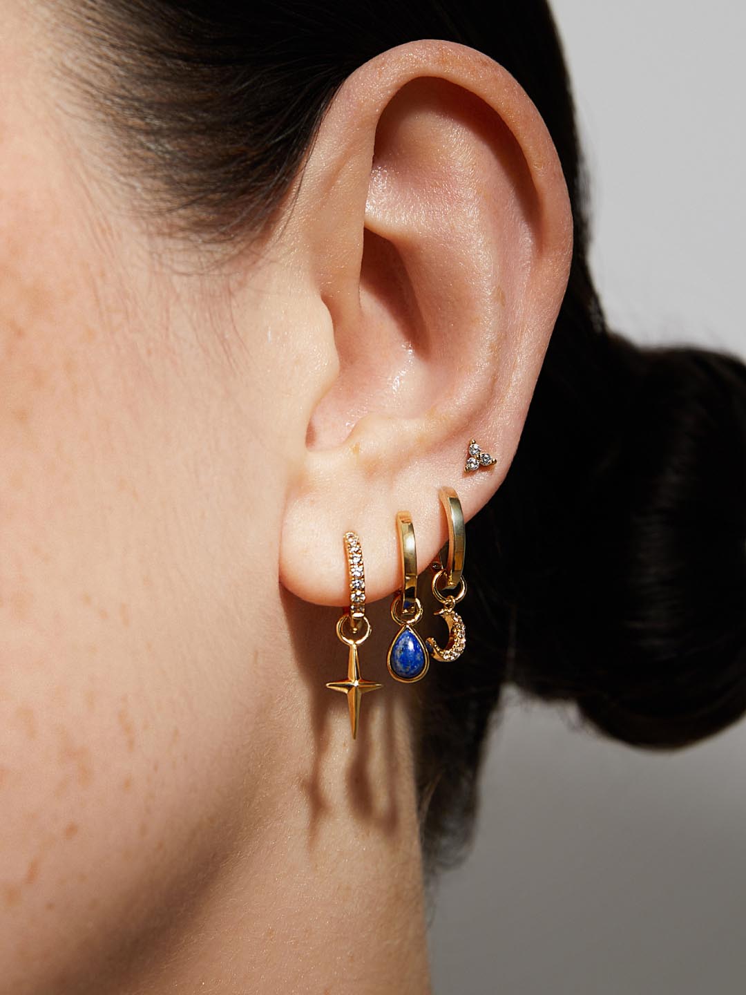 Gold Huggie Hoop Earrings - Huggie Hoops