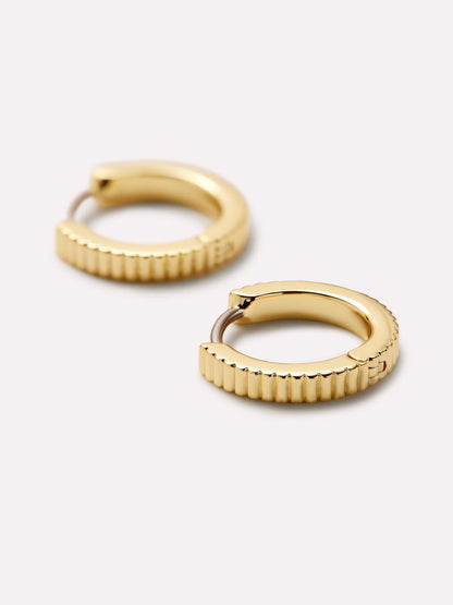 Gold Huggie Earrings - Winslow