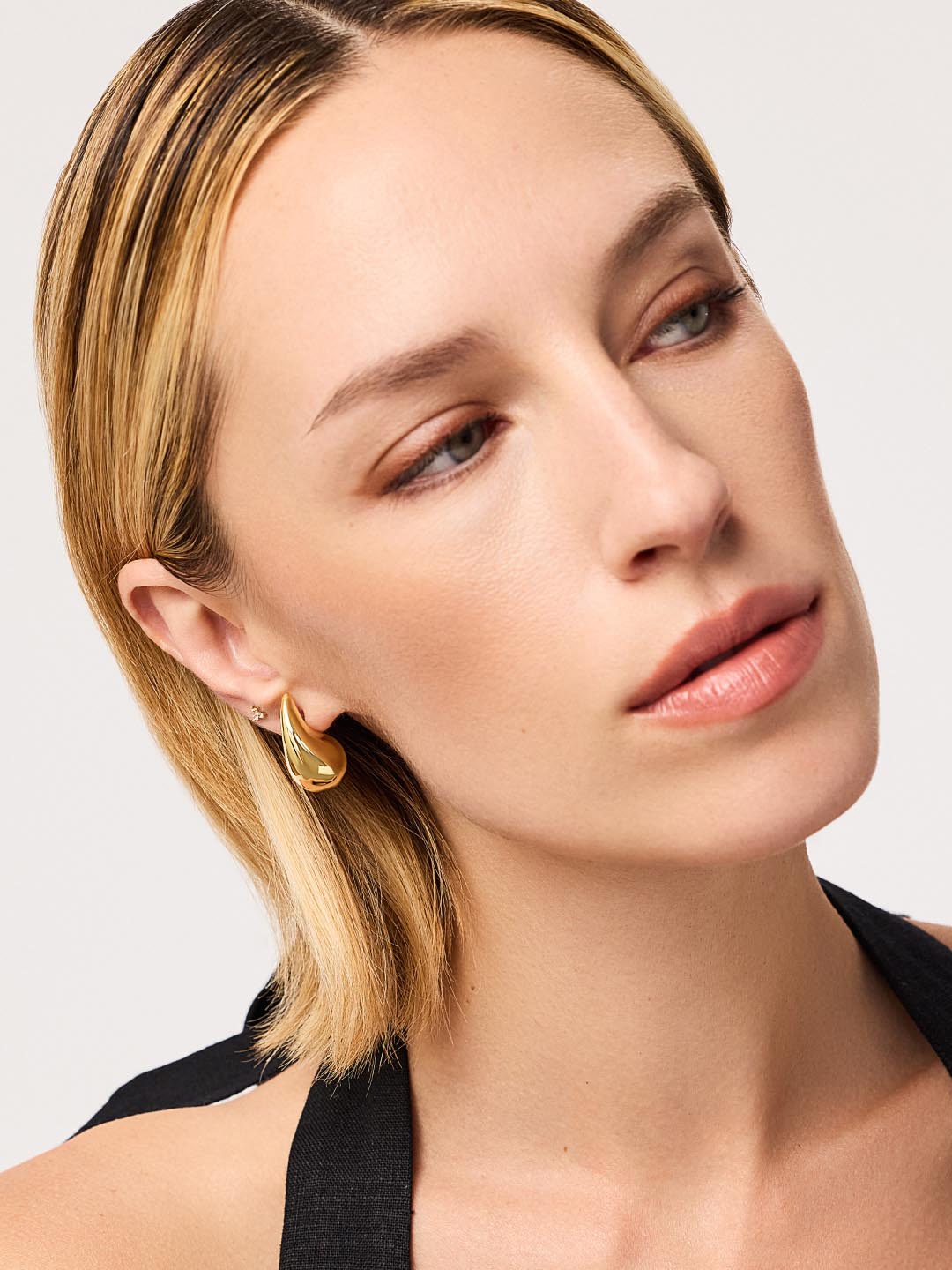 Gold Statement Earrings - Kiara