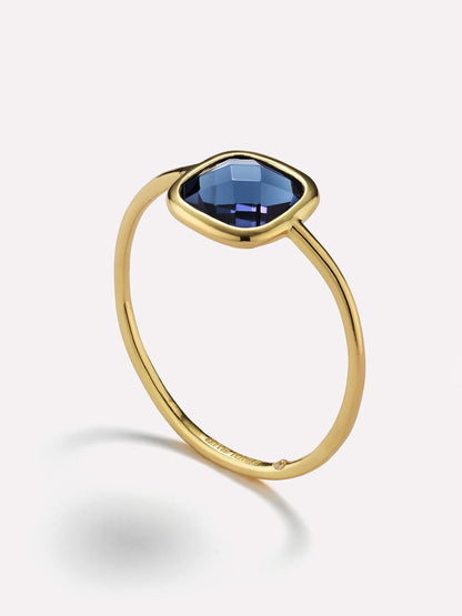 Stone Ring - Mae Ring Dark Blue