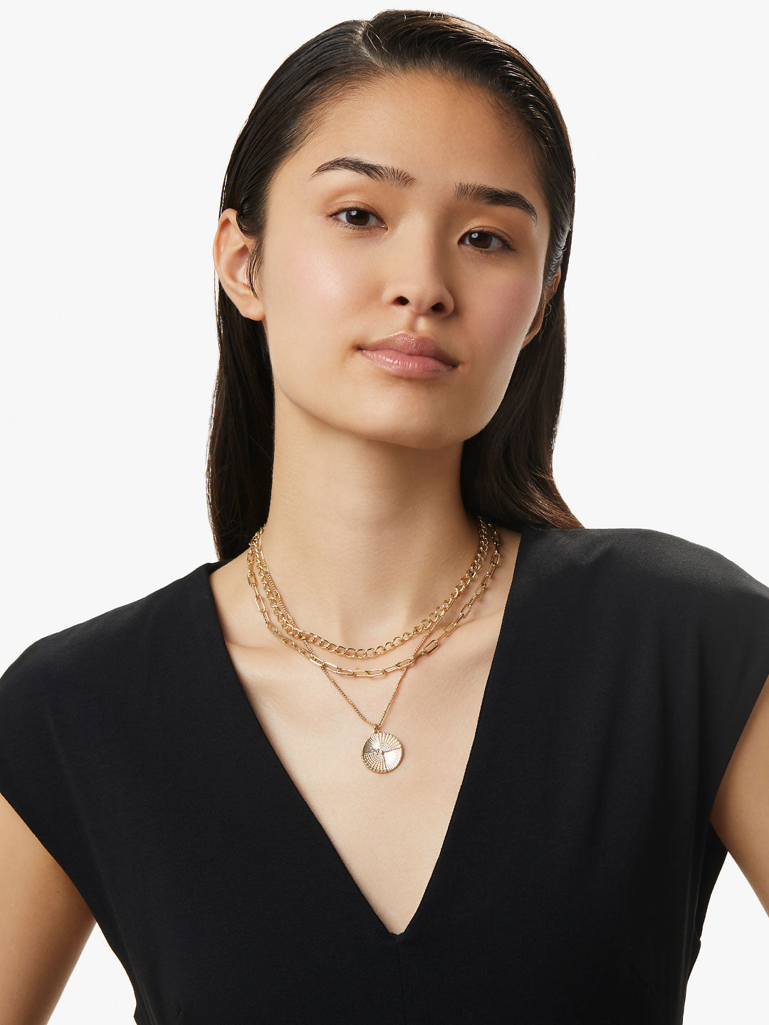 Layered Chain Necklace - Michelle Set