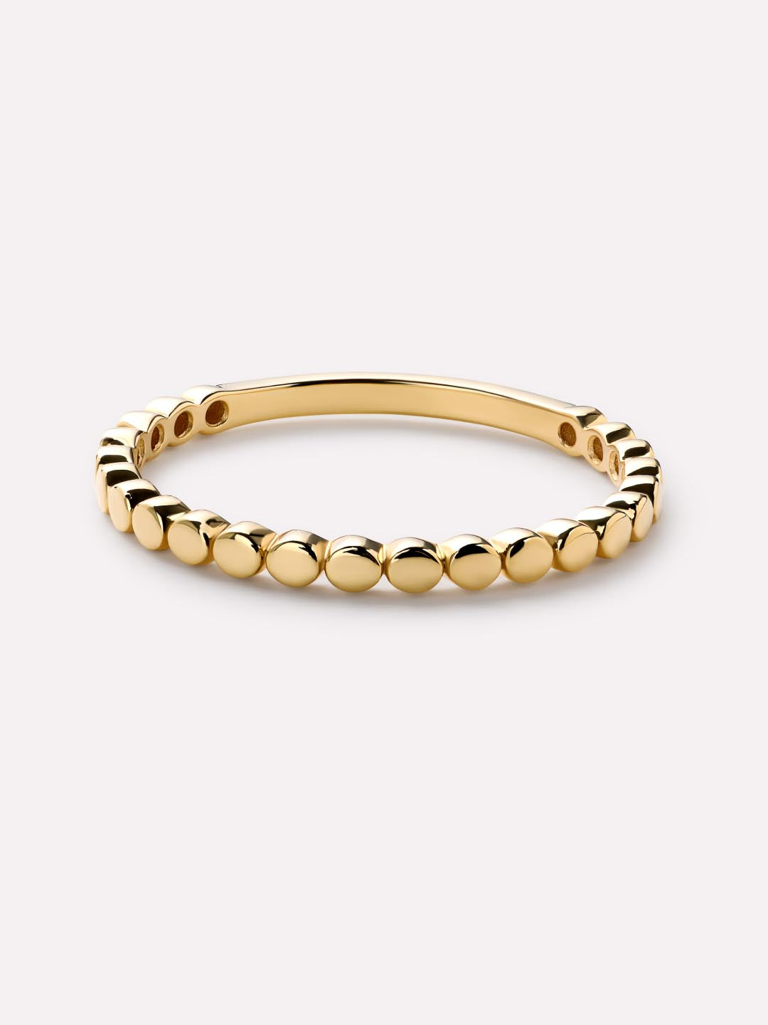 Solid Yellow Gold - Circles Ring