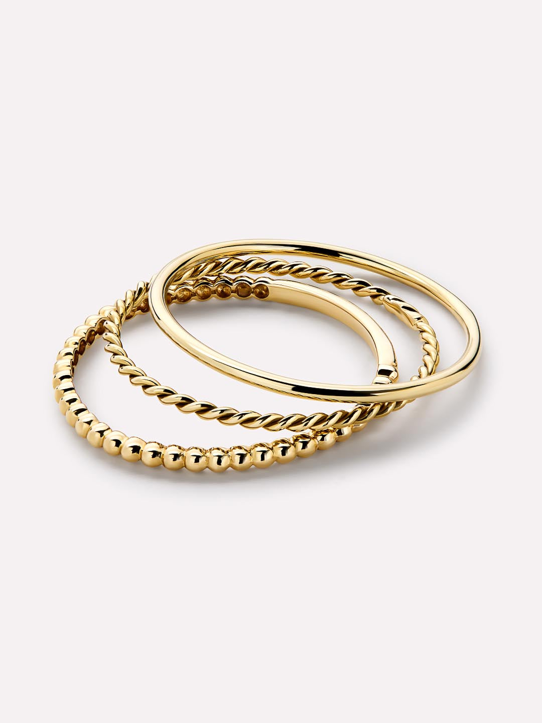 Ring Set - Gold Trio Ring Set