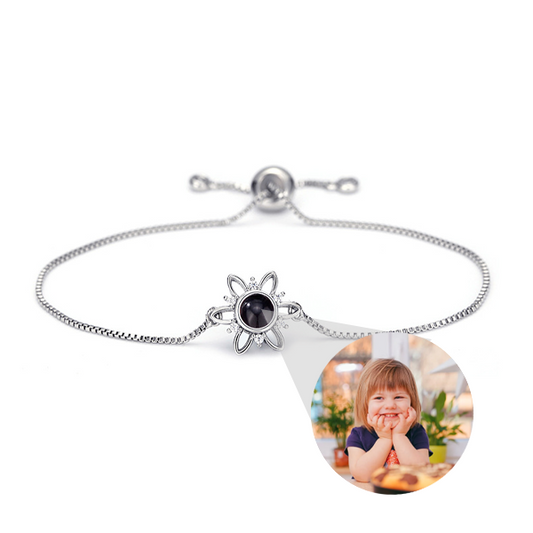 Personalized Hexagram Photo Bracelet