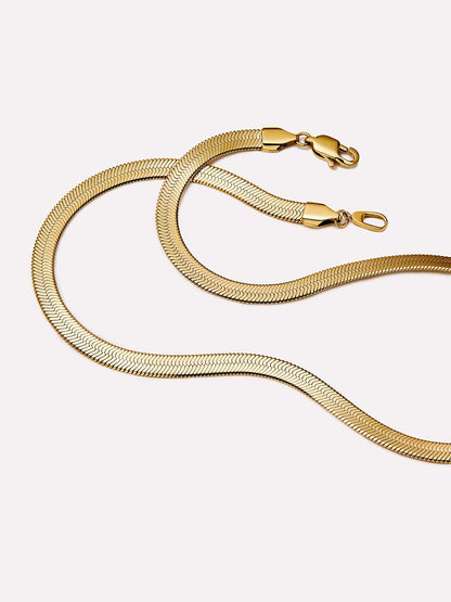 Herringbone Necklace - Ina Bold