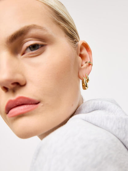 Small Gold Hoop Earrings - Colene Small