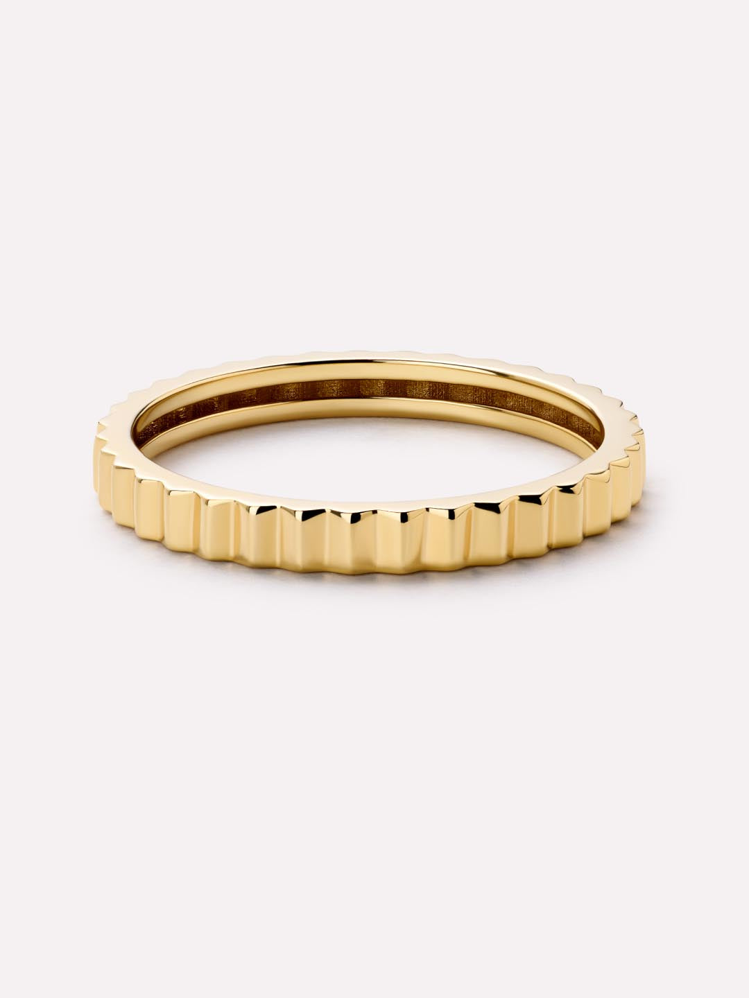 Solid Yellow Gold - Slim Nova Ring