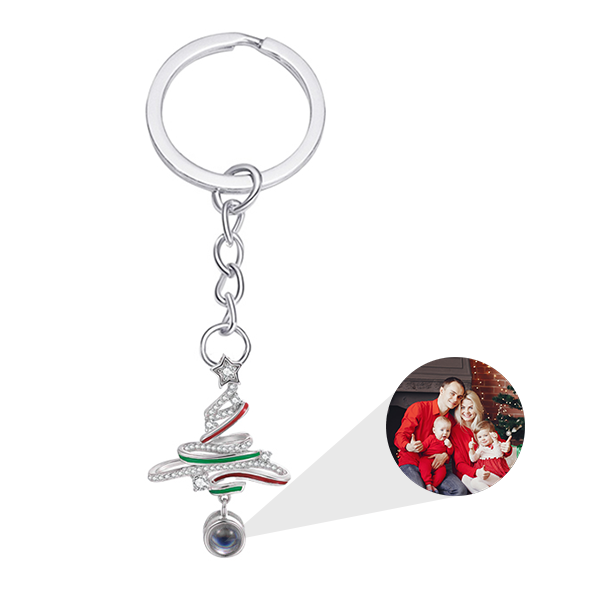 Personalized Christmas Bell Keychain