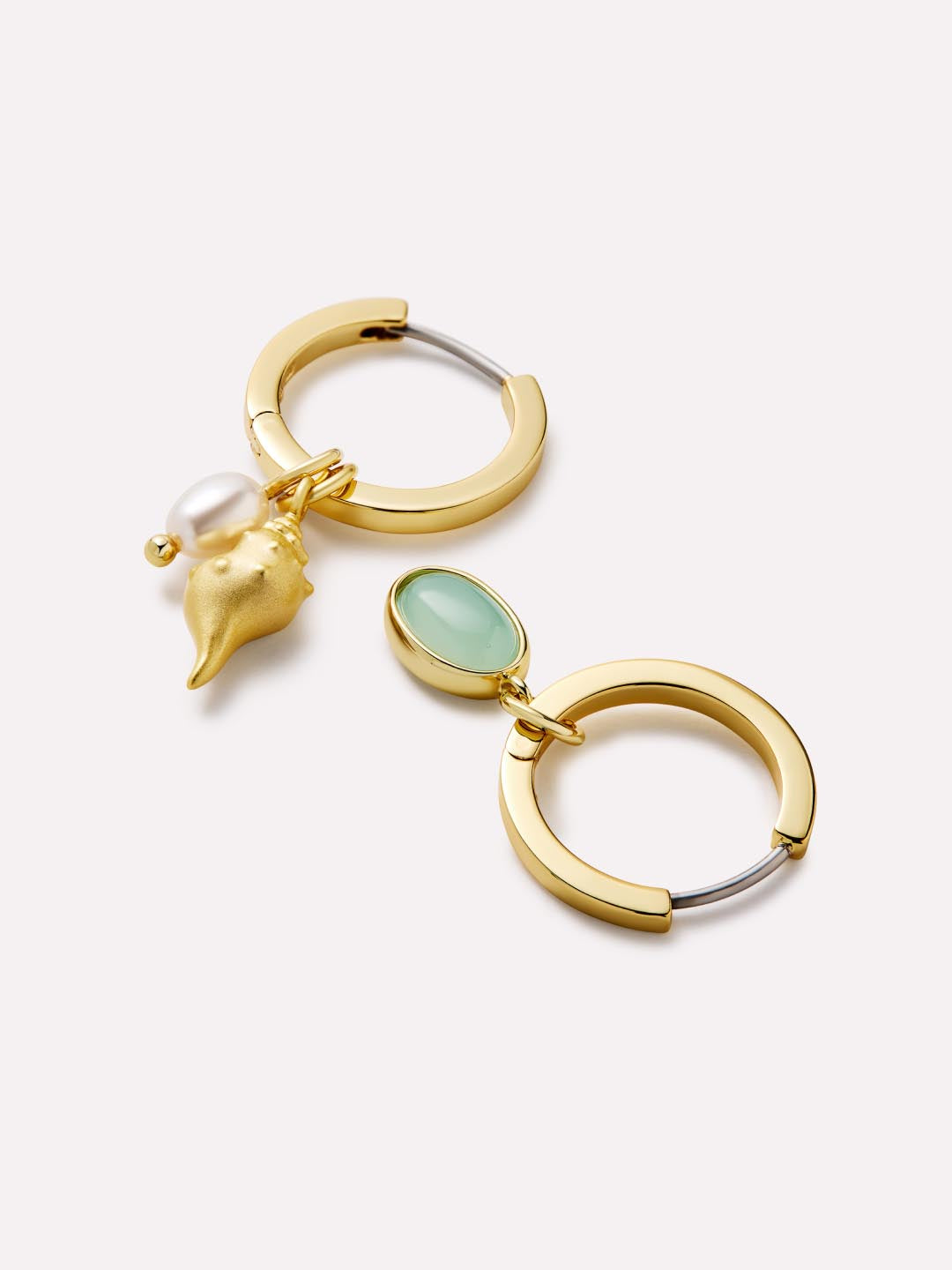 Gold Drop Earrings - Ocean Earrings