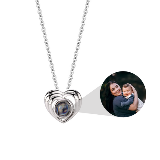 Full of Love Necklace with Hidden Photo