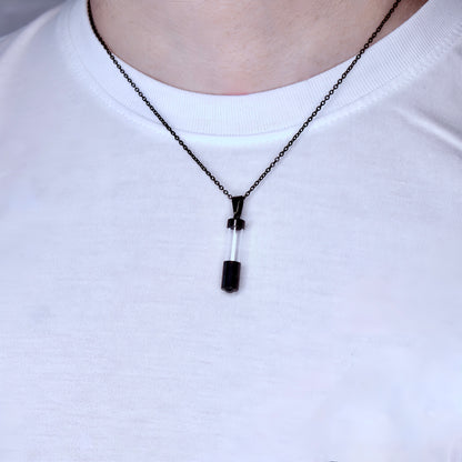 Tiny Container Projection Necklace