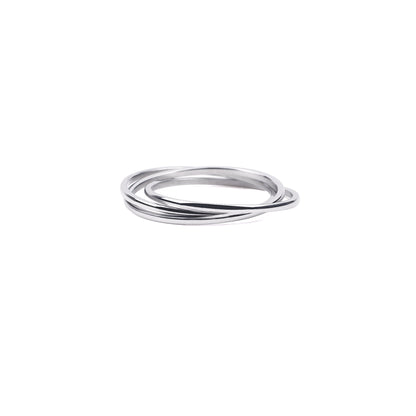 Dainty Interlocking Fidget Ring