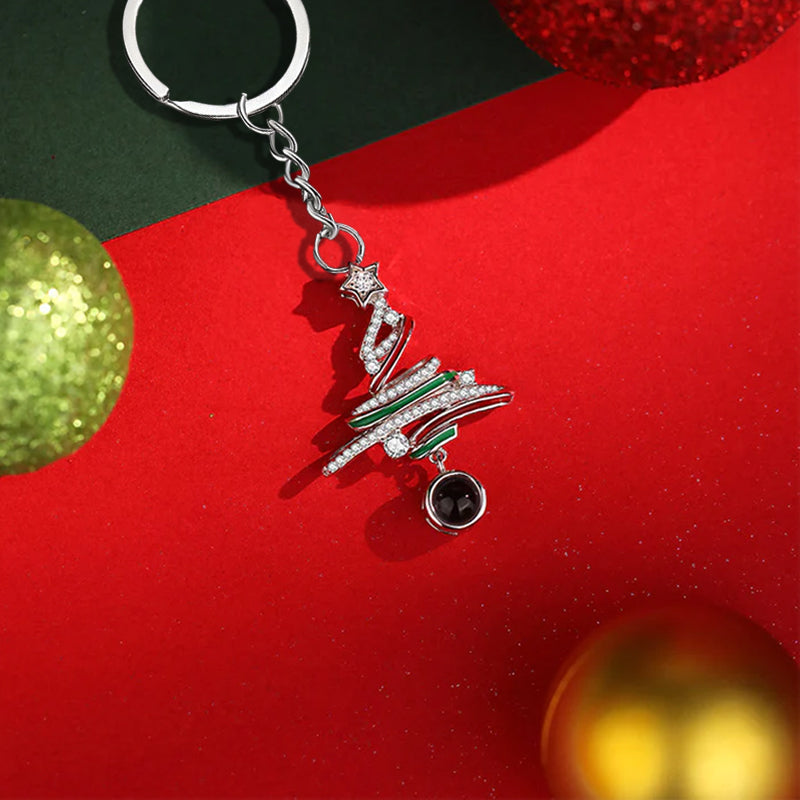 Personalized Christmas Bell Keychain