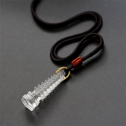 Buddha Stones Liuli Ancient Pagoda Wisdom Necklace