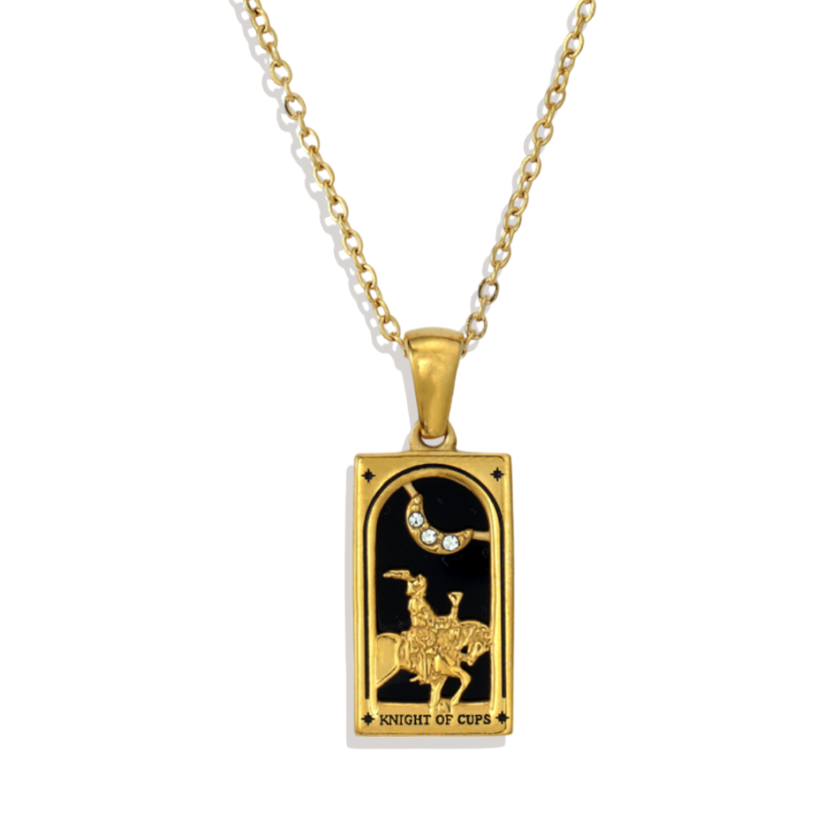 Knight of Cups Tarot Necklace