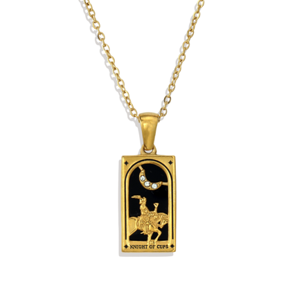 Knight of Cups Tarot Necklace