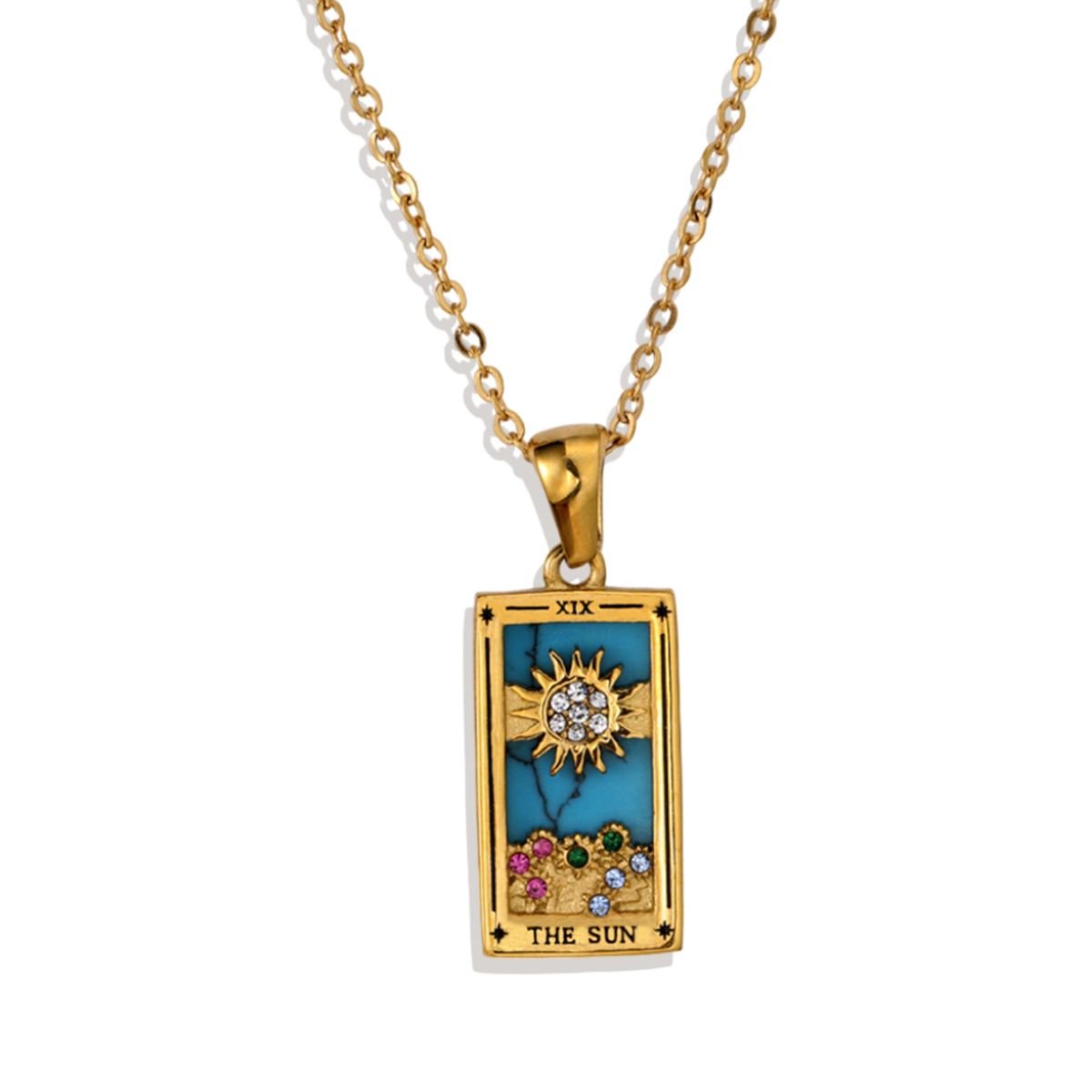 The Sun Tarot Necklace