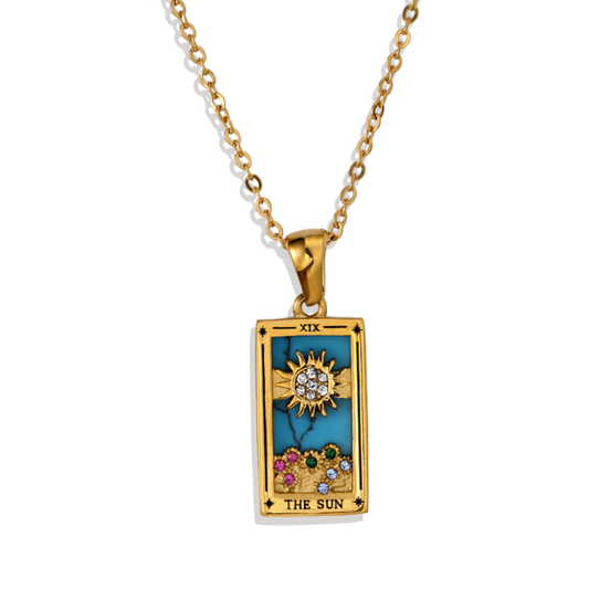 The Sun Tarot Necklace