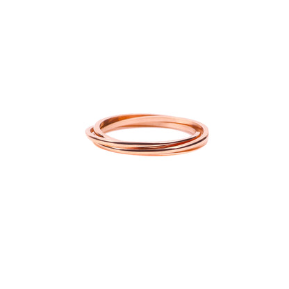 Dainty Interlocking Fidget Ring