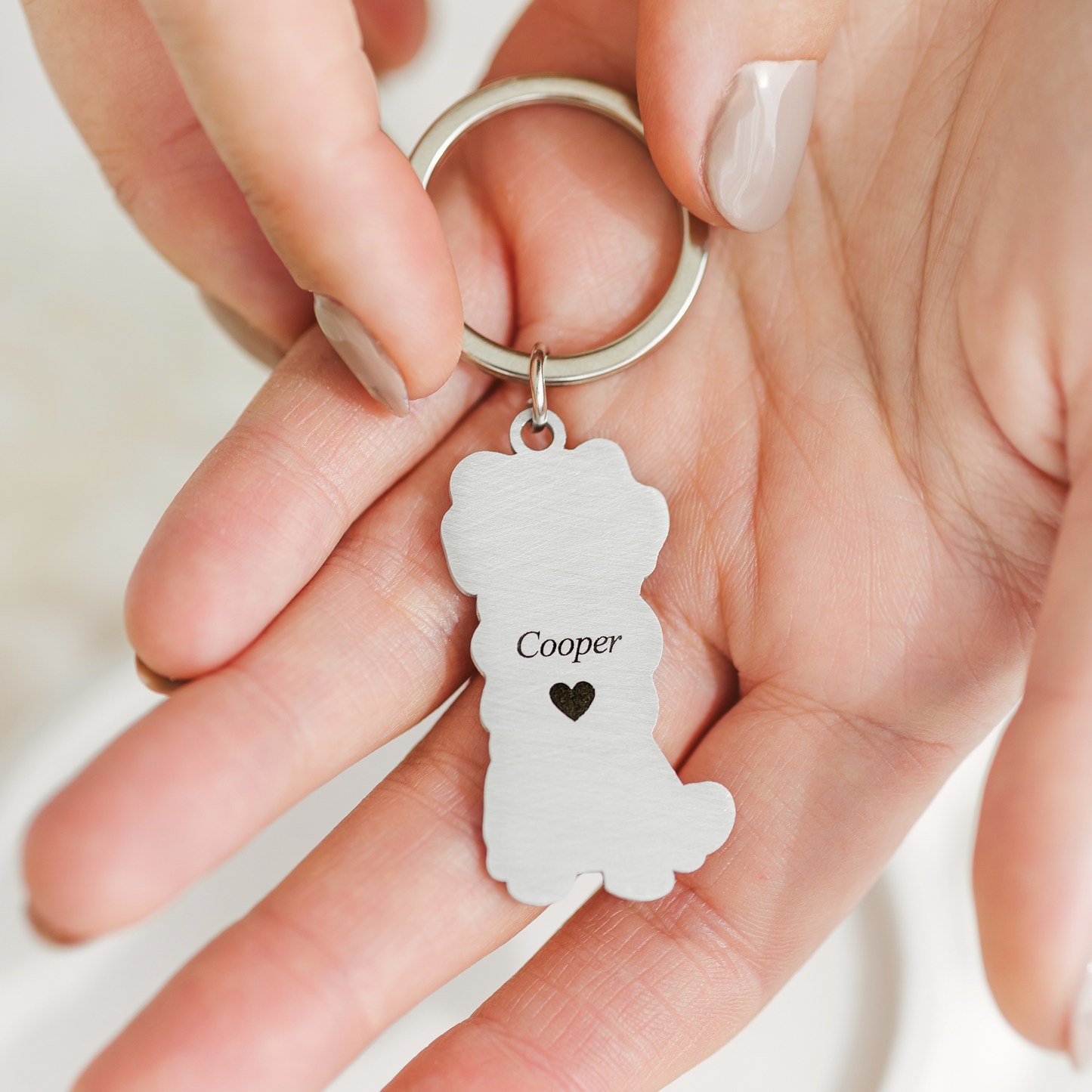 Dog Photo Keychain