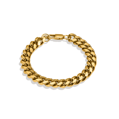 8mm Cuban Link Chain Bracelet