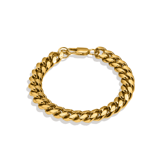 8mm Cuban Link Chain Bracelet