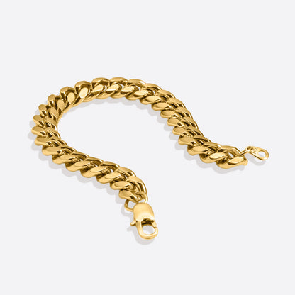 8mm Cuban Link Chain Bracelet