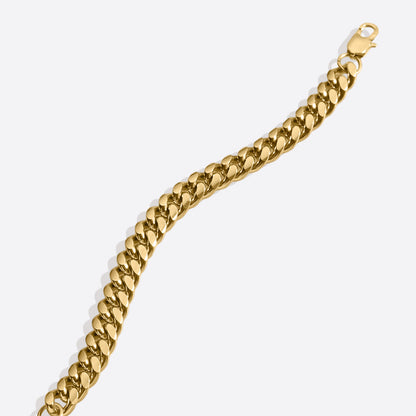 8mm Cuban Link Chain Bracelet