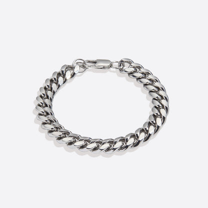 8mm Cuban Link Chain Bracelet