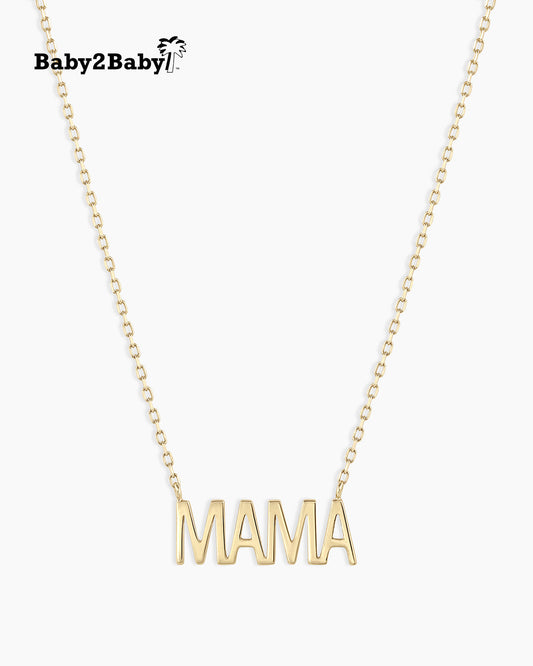 14k Gold Mama Necklace