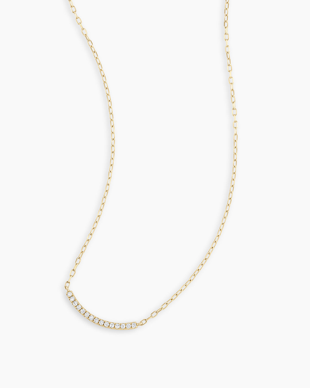 Diamond Taner Bar Mini Necklace