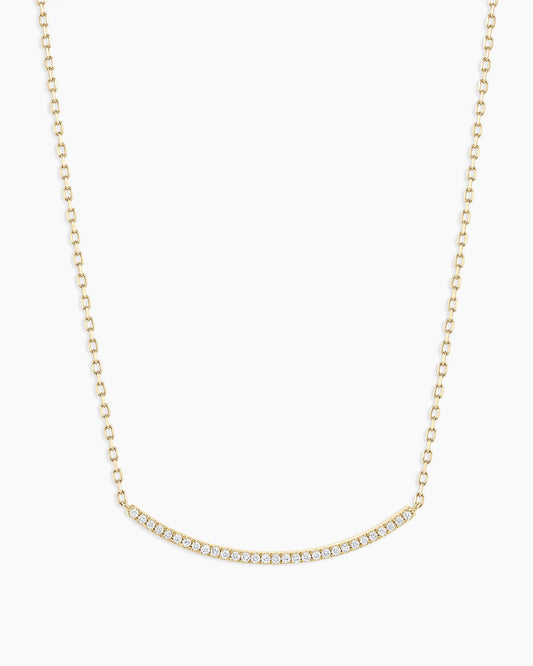 Diamond Taner Bar Necklace