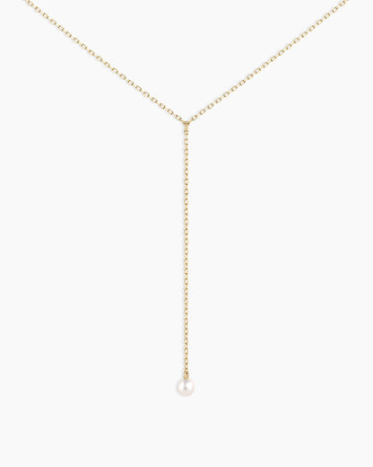 Pearl Lariat Necklace