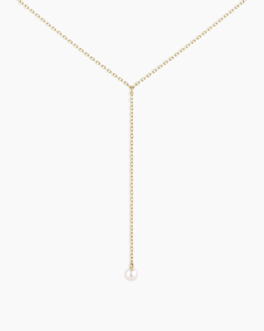 Pearl Lariat Necklace