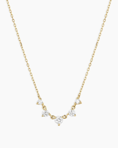 Elle Diamond Row Necklace