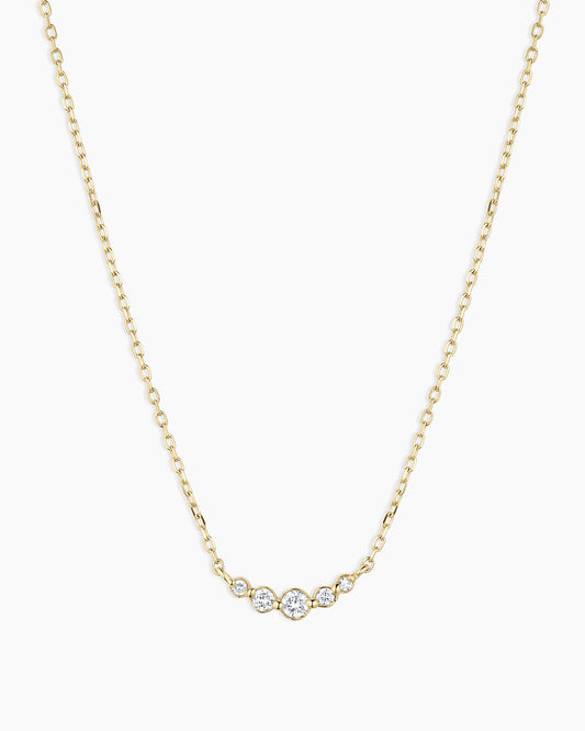 Elle Diamond Cluster Necklace