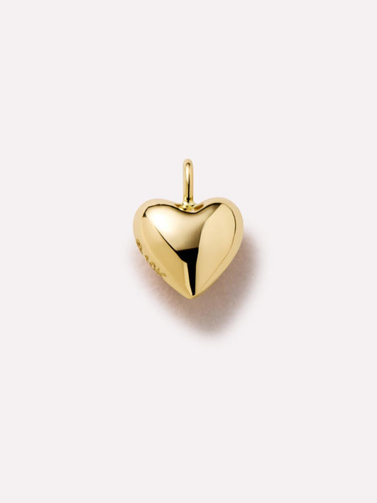 Gold Charms - Gold Heart Welding Charm