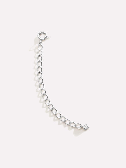 Necklace Extender - Chain Extender Silver