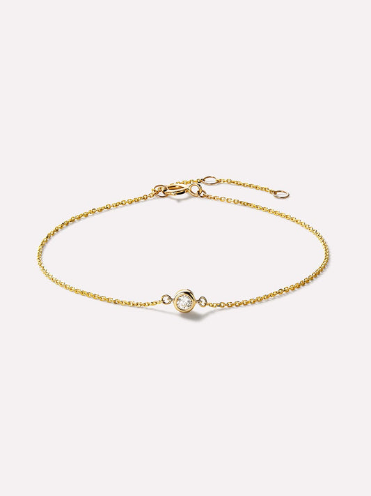 Gold Chain Bracelet - Gold Diamond Bracelet