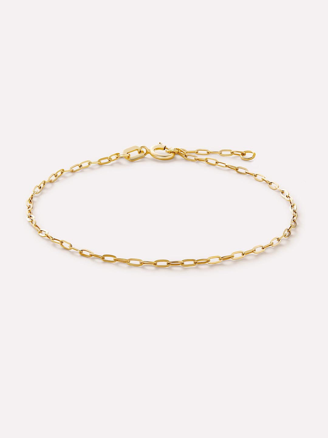 Gold Chain Bracelet - Gold Paperclip Bracelet